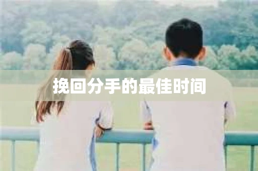 挽回分手的最佳时间