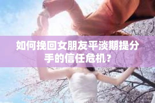 如何挽回女朋友平淡期提分手的信任危机？