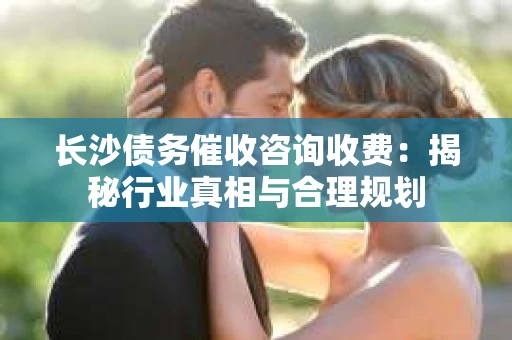 长沙债务催收咨询收费：揭秘行业真相与合理规划