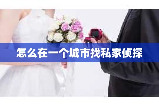 怎么在一个城市找私家侦探