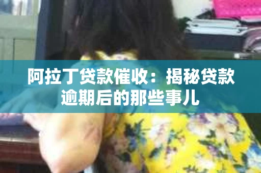 阿拉丁贷款催收：揭秘贷款逾期后的那些事儿