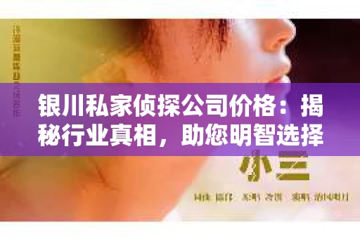 银川私家侦探公司价格：揭秘行业真相，助您明智选择