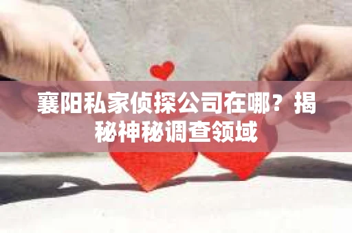 襄阳私家侦探公司在哪？揭秘神秘调查领域