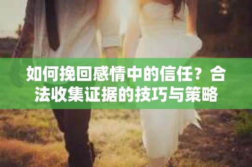 如何挽回感情中的信任？合法收集证据的技巧与策略