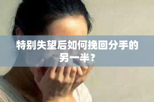 特别失望后如何挽回分手的另一半？