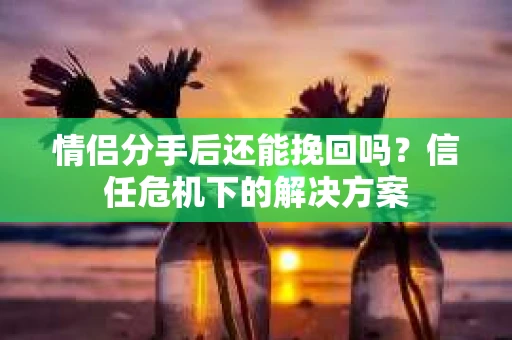 情侣分手后还能挽回吗？信任危机下的解决方案