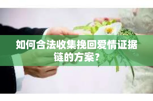 如何合法收集挽回爱情证据链的方案？