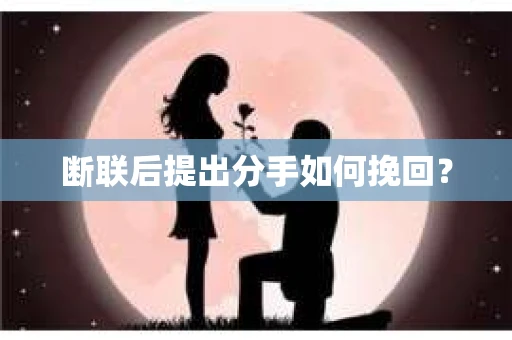 断联后提出分手如何挽回？