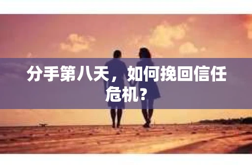 分手第八天，如何挽回信任危机？