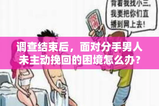 调查结束后，面对分手男人未主动挽回的困境怎么办？