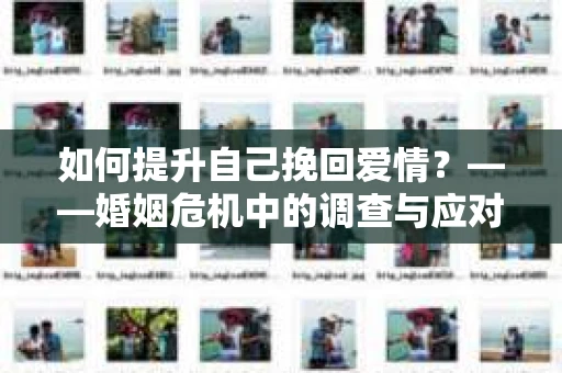 如何提升自己挽回爱情？——婚姻危机中的调查与应对策略